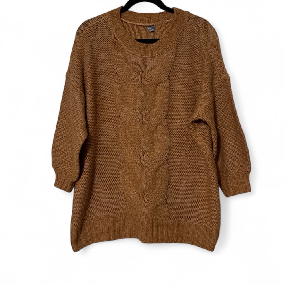 Aerie Warm Brown Crew Neck Sweater